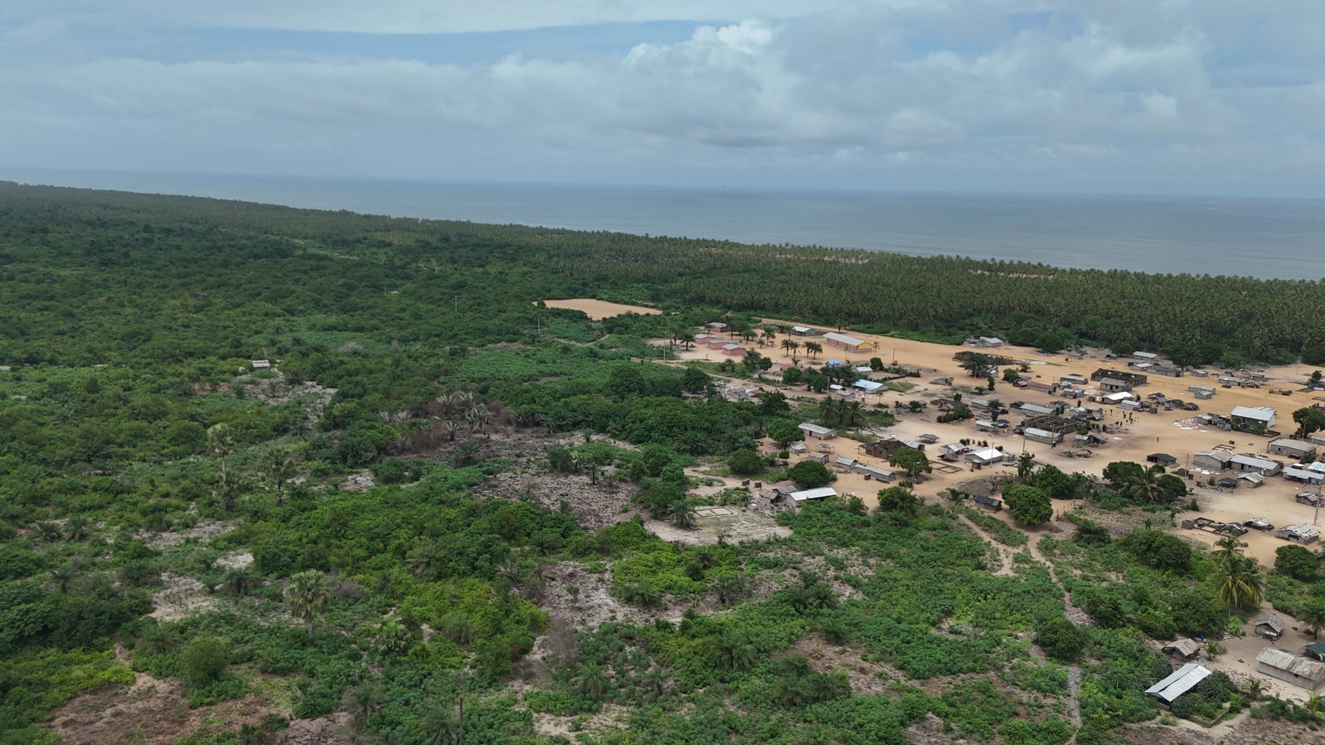 Village Noumouzou vue aérienne
